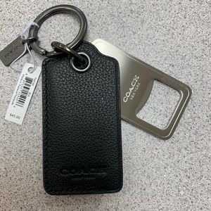 Coach Key Fob with Bottle Opener